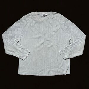 Calvin Klein Grey Heavy Knit Long Sleeve Sweater XXL